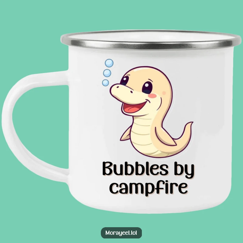Adventure-Ready Funny Moray Eel Camping Mug - Humorous Outdoor Drinkware Gift
