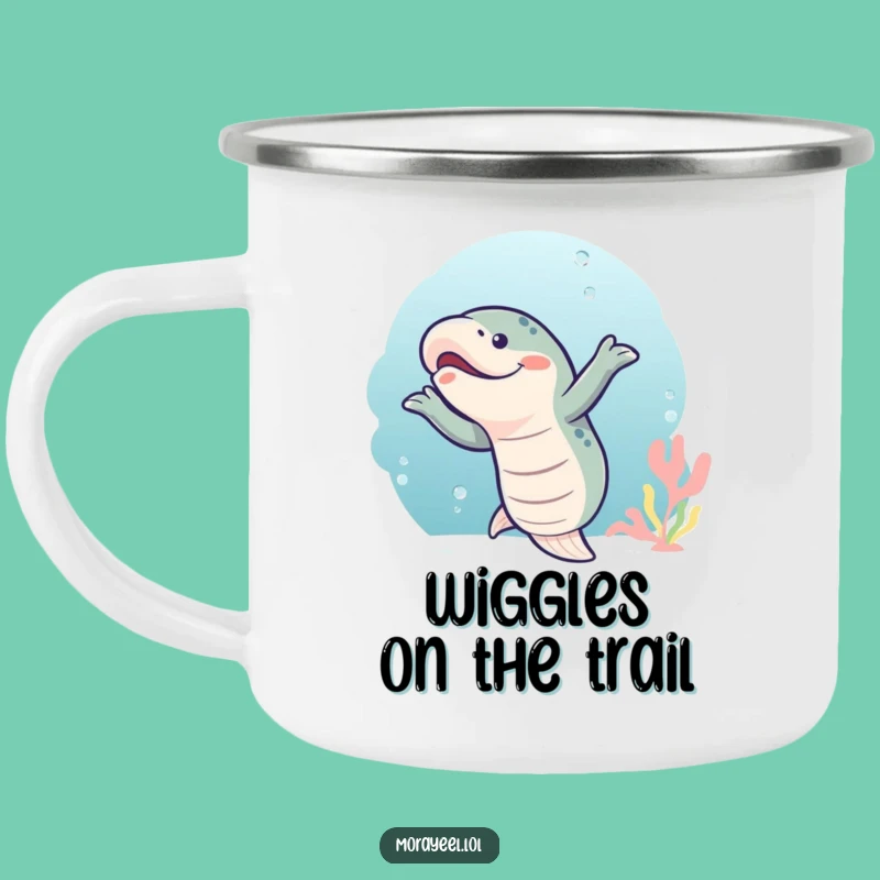 Funny Wiggly Moray Eel Dance Camping Mug: Adventure Fuel with a Smile