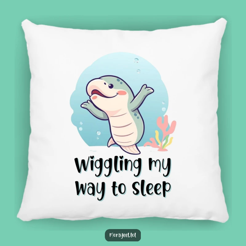 Funny Wiggly Moray Eel Dance Pillow: Cozy & Hilarious Home Decor
