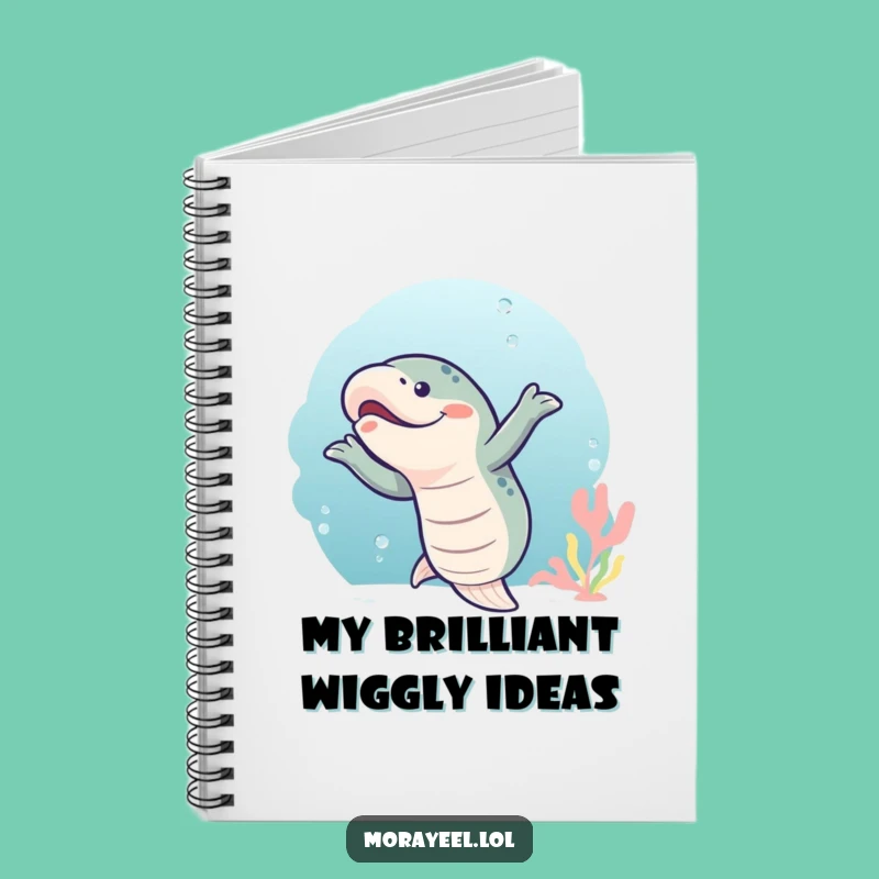 Funny Wiggly Moray Eel Dance Notebook: Jot Down Ideas with Humor