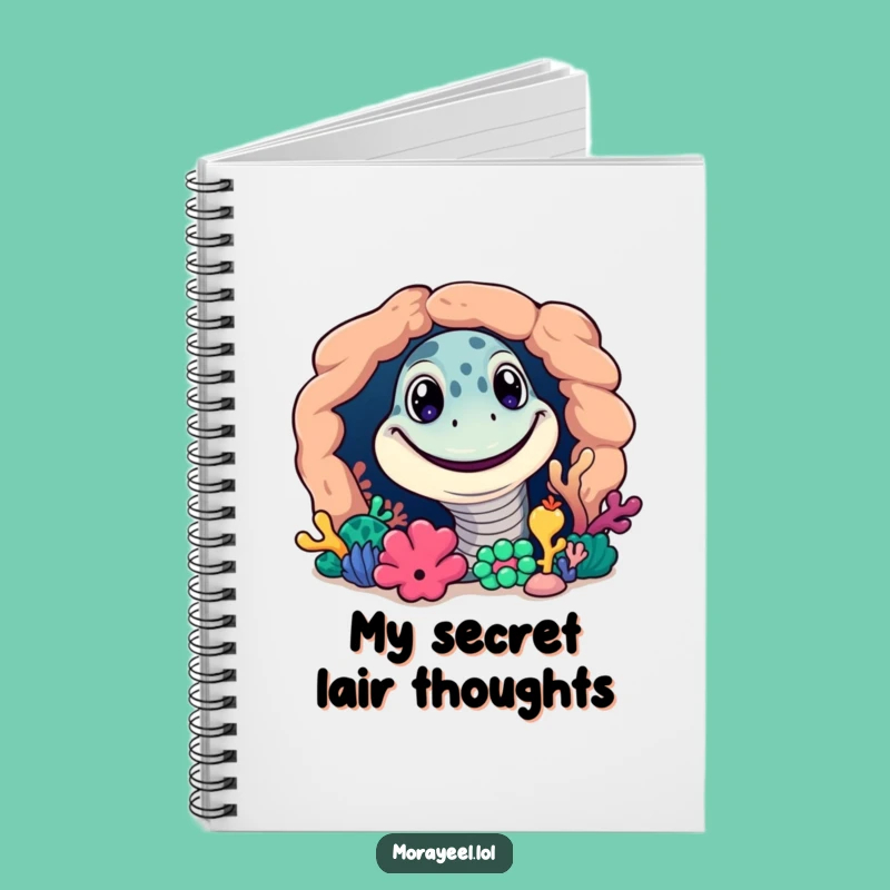 Funny Grinning Moray Eel Notebook: Journal Your Thoughts with Humor